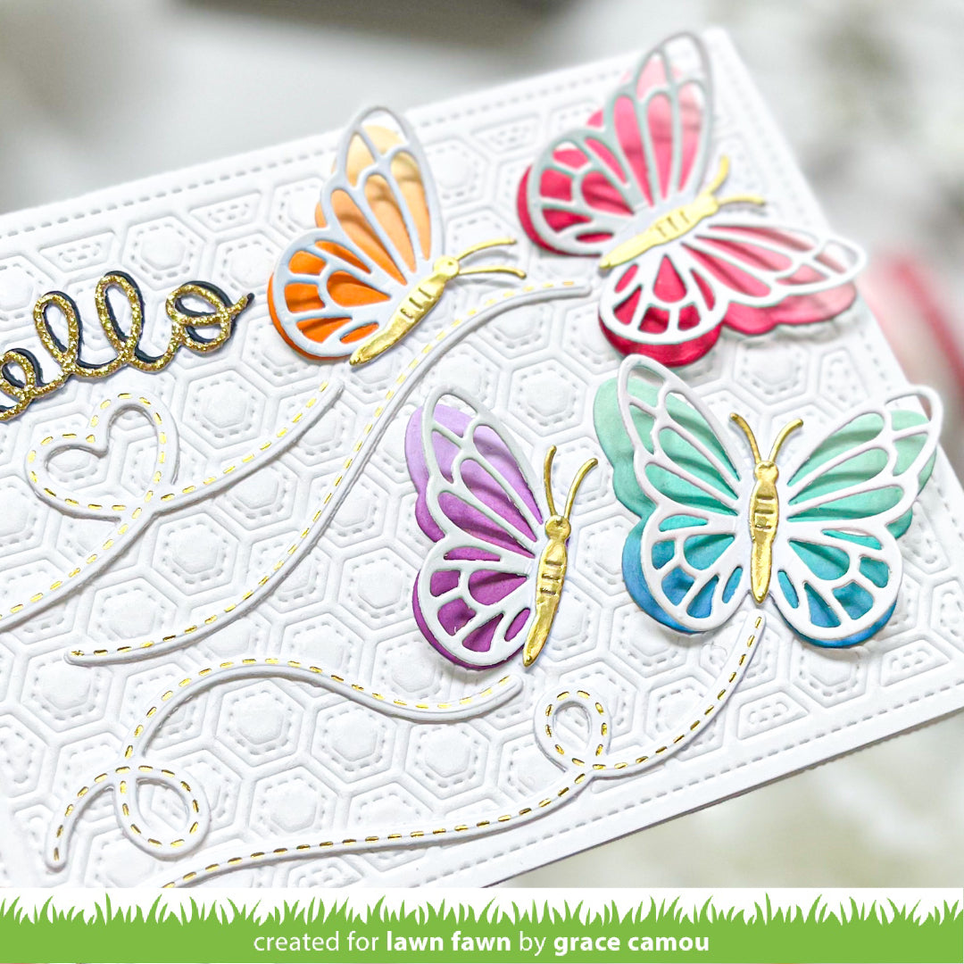 Lawn Fawn - Honeycomb Backdrop