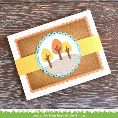 Lawn Fawn - Stitched Woodgrain Backdrop