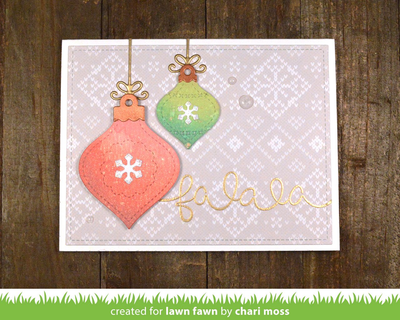 Lawn Fawn - Stitched Ornaments