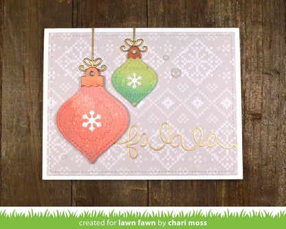 Lawn Fawn - Stitched Ornaments