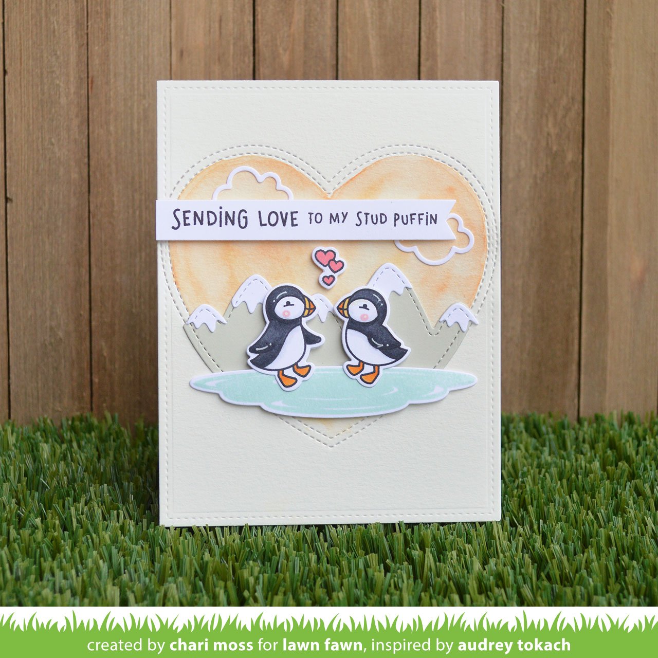 Lawn Fawn - Just Stitching Hearts