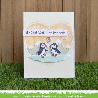 Lawn Fawn - Just Stitching Hearts
