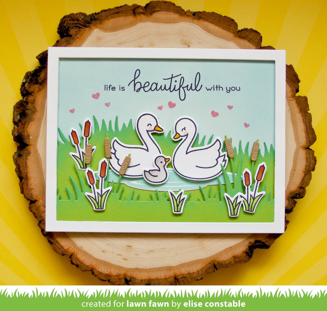 Lawn Fawn - Cattails Border