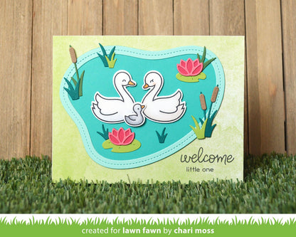 Lawn Fawn - Stitched Pond Frame