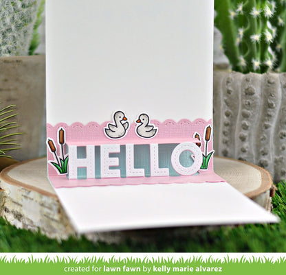 Lawn Fawn - Pop-Up Hello