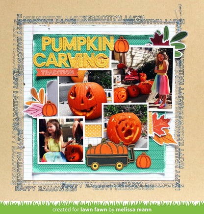 Lawn Fawn - Pumpkin Wagon