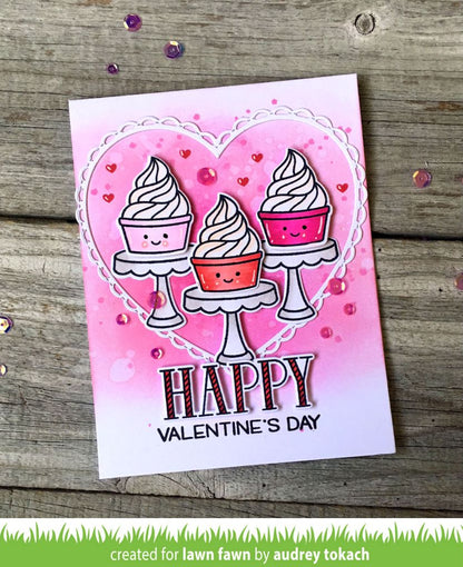 Lawn Fawn - Lacy Heart Stackables