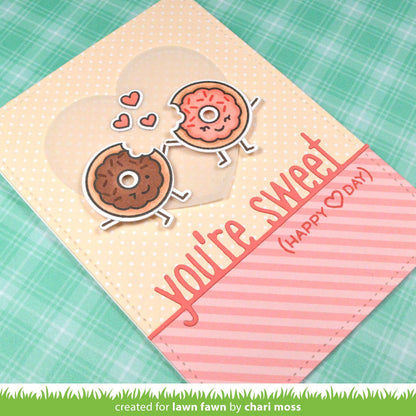 Lawn Fawn - Outside In Stitched Heart Stackables