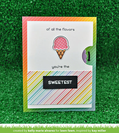 Lawn Fawn - Reveal Wheel Sweetest Flavor Add-On