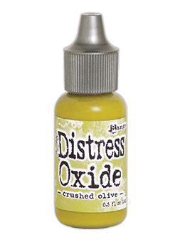 Tim Holtz Distress® Oxide® Re-Inker Crushed Olive, 0.5oz Re-Inker Tim Holtz 
