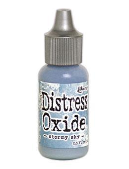 Tim Holtz Distress® Oxide® Re-Inker Stormy Sky, 0.5oz Re-Inker Tim Holtz 