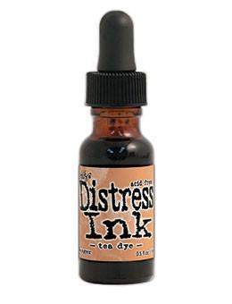 Tim Holtz Distress® Ink Pad Re-Inker Tea Dye, 0.5oz Re-Inker Tim Holtz 