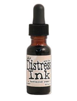 Tim Holtz Distress® Ink Pad Re-Inker Tattered Rose, 0.5oz Re-Inker Tim Holtz 