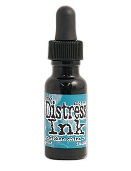 Tim Holtz Distress® Ink Pad Re-Inker Broken China, 0.5oz Re-Inker Tim Holtz 