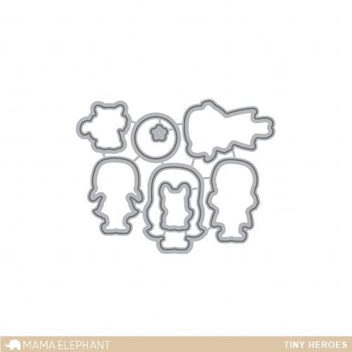 Mama Elephant - Tiny Heroes - Creative Cuts