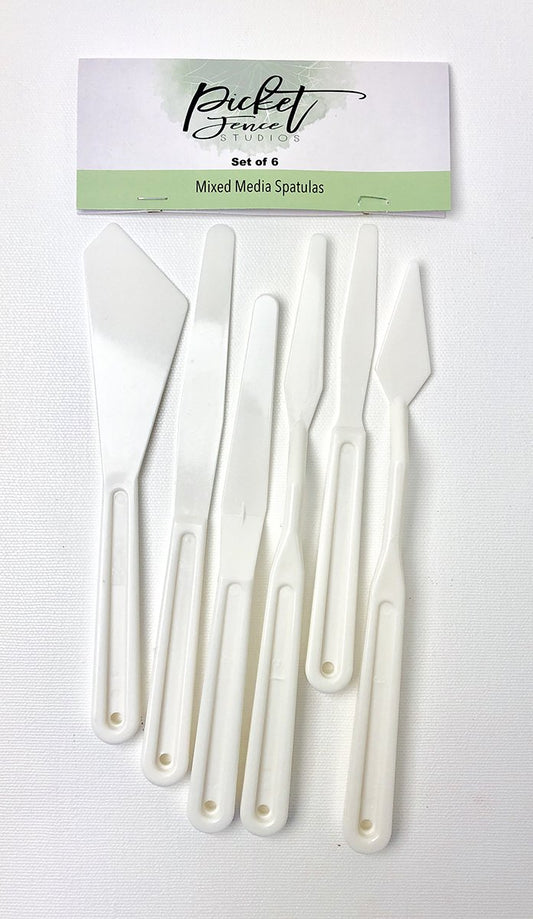 Picket Fence Studios - Mixed Media Spatulas (6pcs)