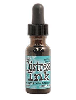 Tim Holtz Distress® Ink Pad Re-Inker Evergreen Bough, 0.5oz Re-Inker Tim Holtz 