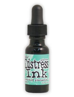 Tim Holtz Distress® Ink Pad Re-Inker Cracked Pistachio, 0.5oz Re-Inker Tim Holtz 