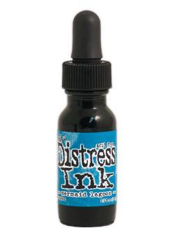 Tim Holtz Distress® Ink Pad Re-Inker Mermaid Lagoon, 0.5oz Re-Inker Tim Holtz 