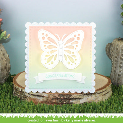 Lawn Fawn - Ta-Da! Diorama! Butterfly Window Add-On