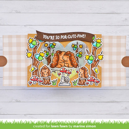 Lawn Fawn - Ta-Da! Diorama! Heart Window Add-On