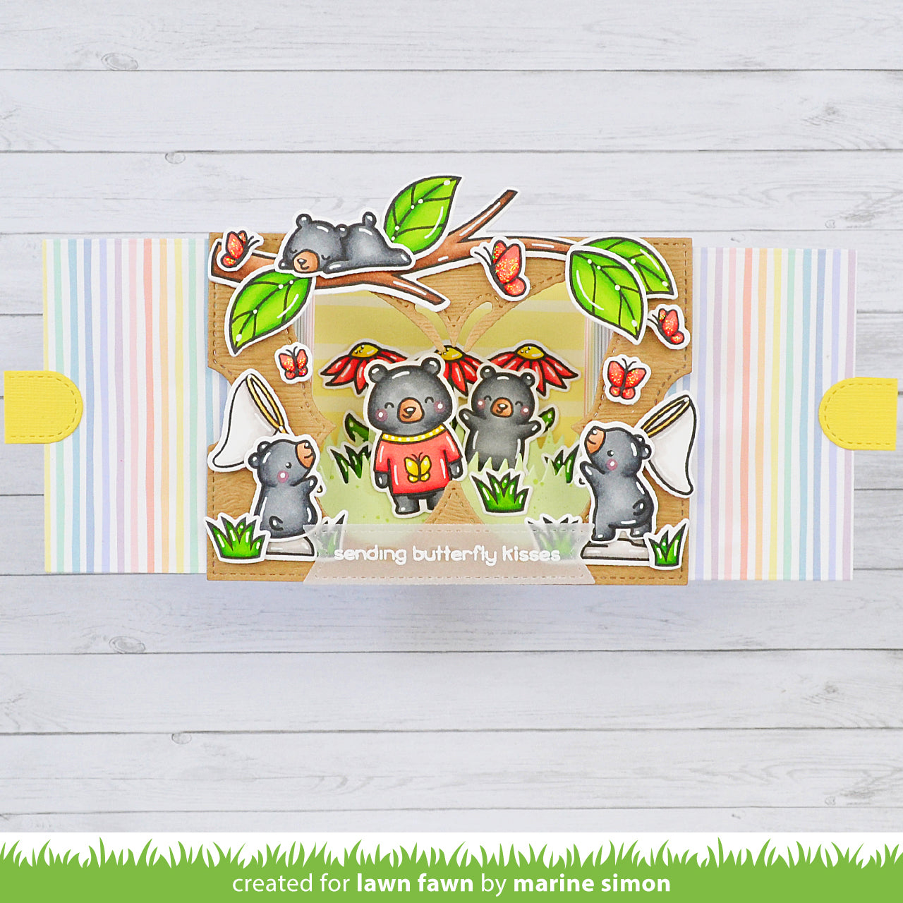 Lawn Fawn - Ta-Da! Diorama! Butterfly Window Add-On