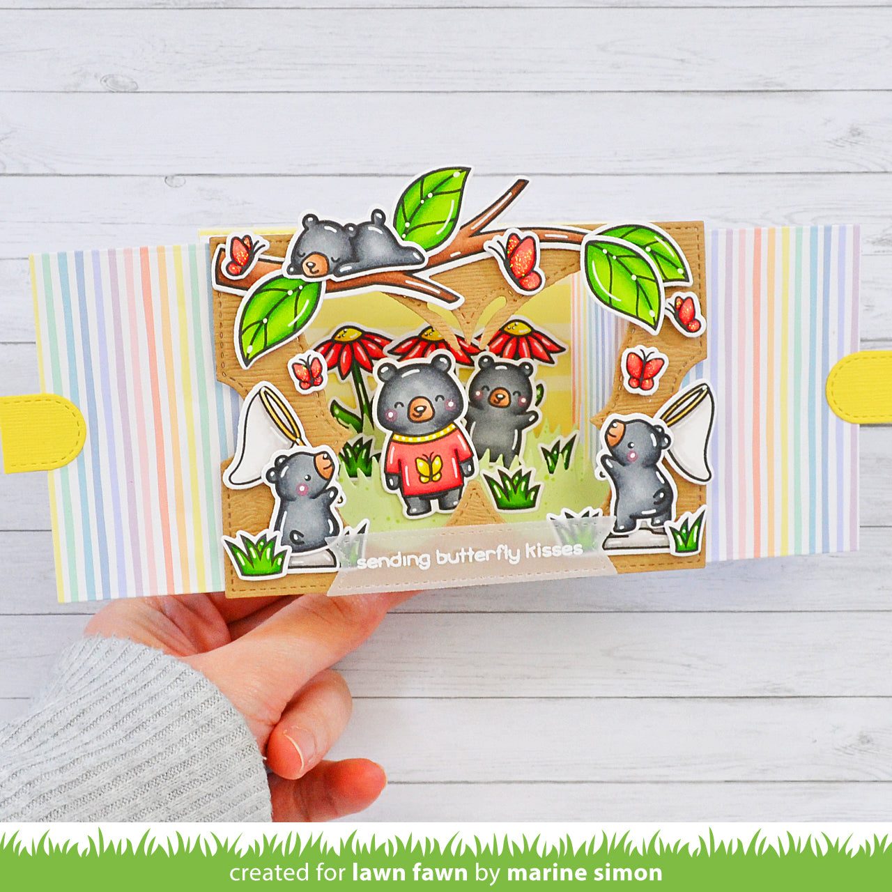 Lawn Fawn - Ta-Da! Diorama! Butterfly Window Add-On