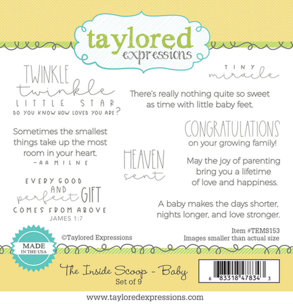 Taylored Expressions - The Inside Scoop - Baby