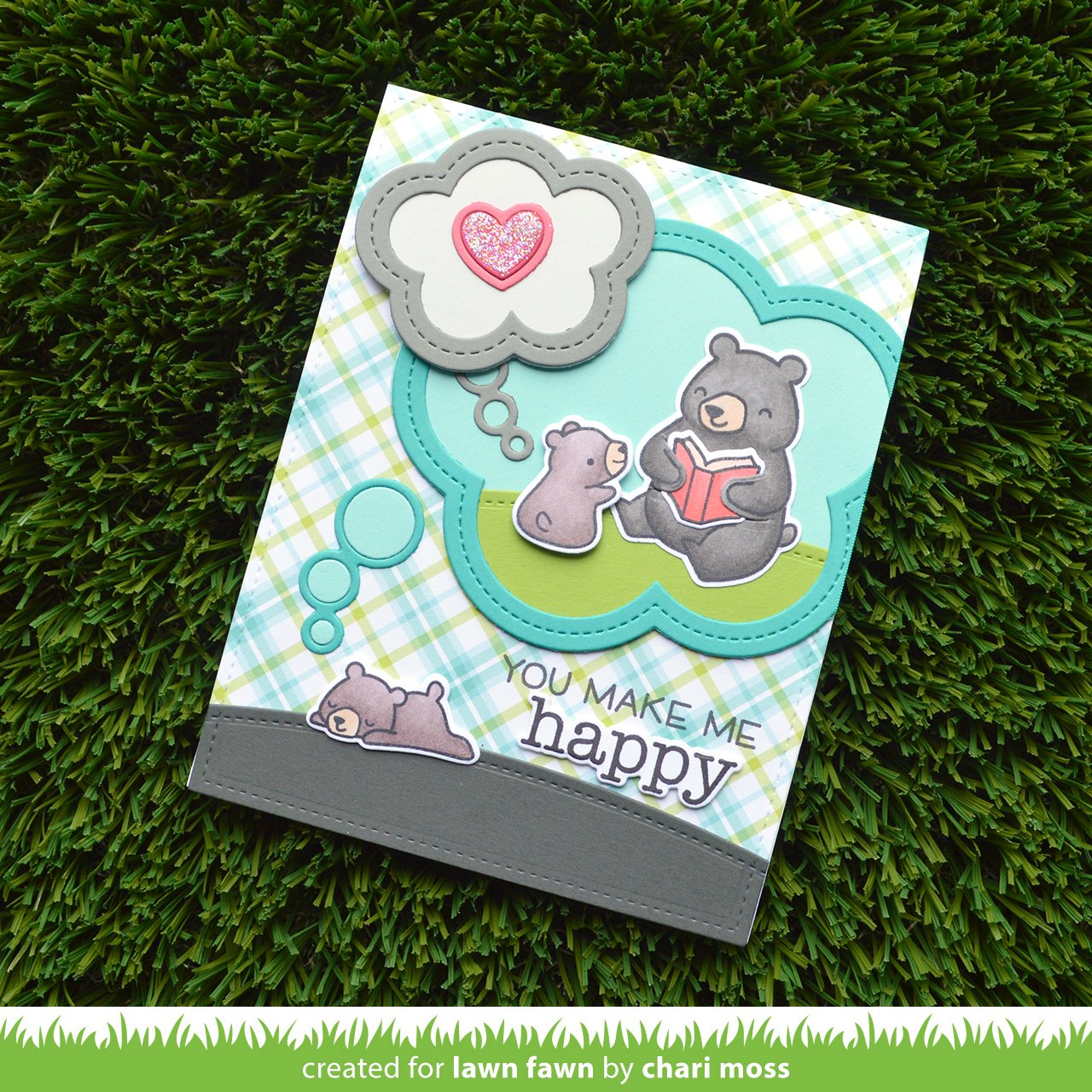 Lawn Fawn - Outside In Stitched Thought Bubble Stackables