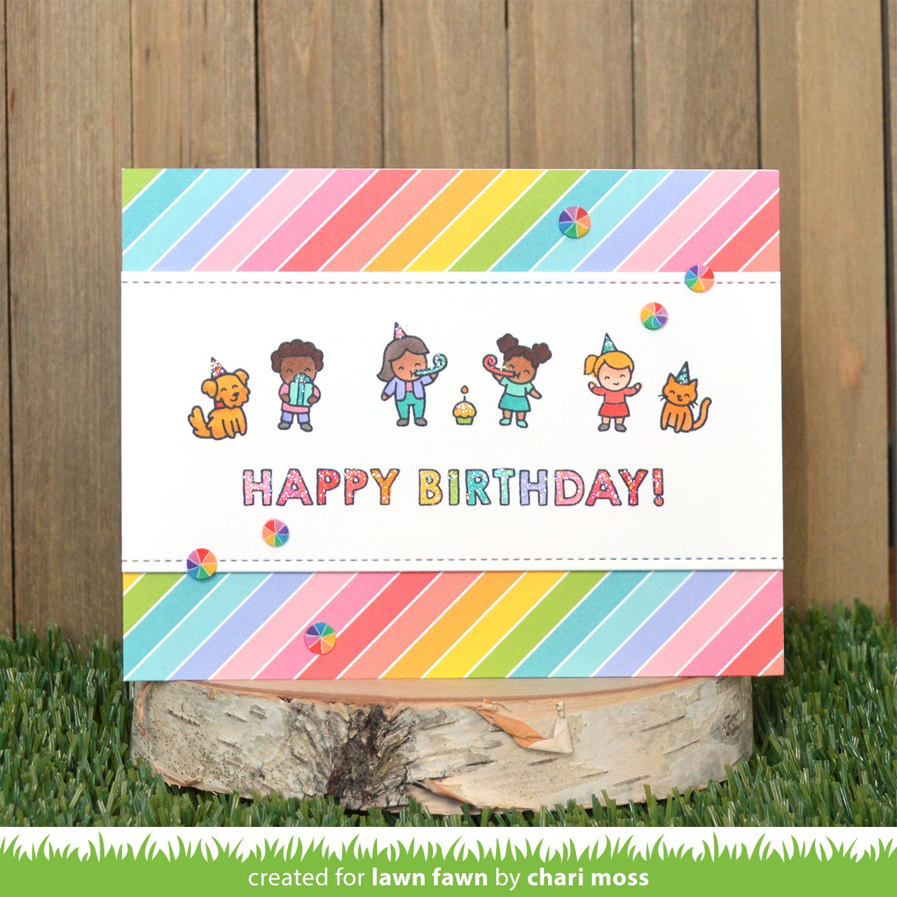 Lawn Fawn - Giant Birthday Messages