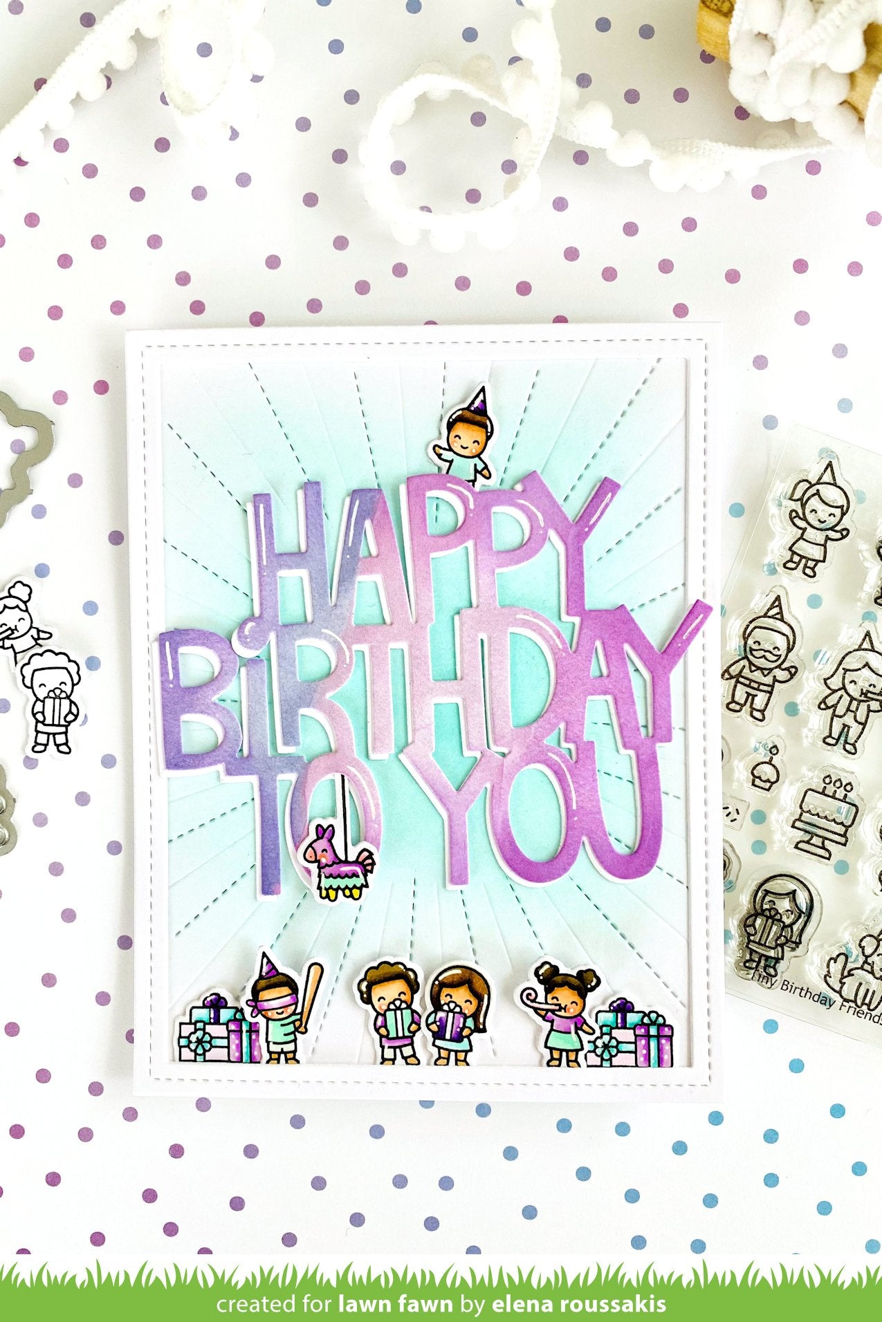 Lawn Fawn - Giant Happy Birthday To You