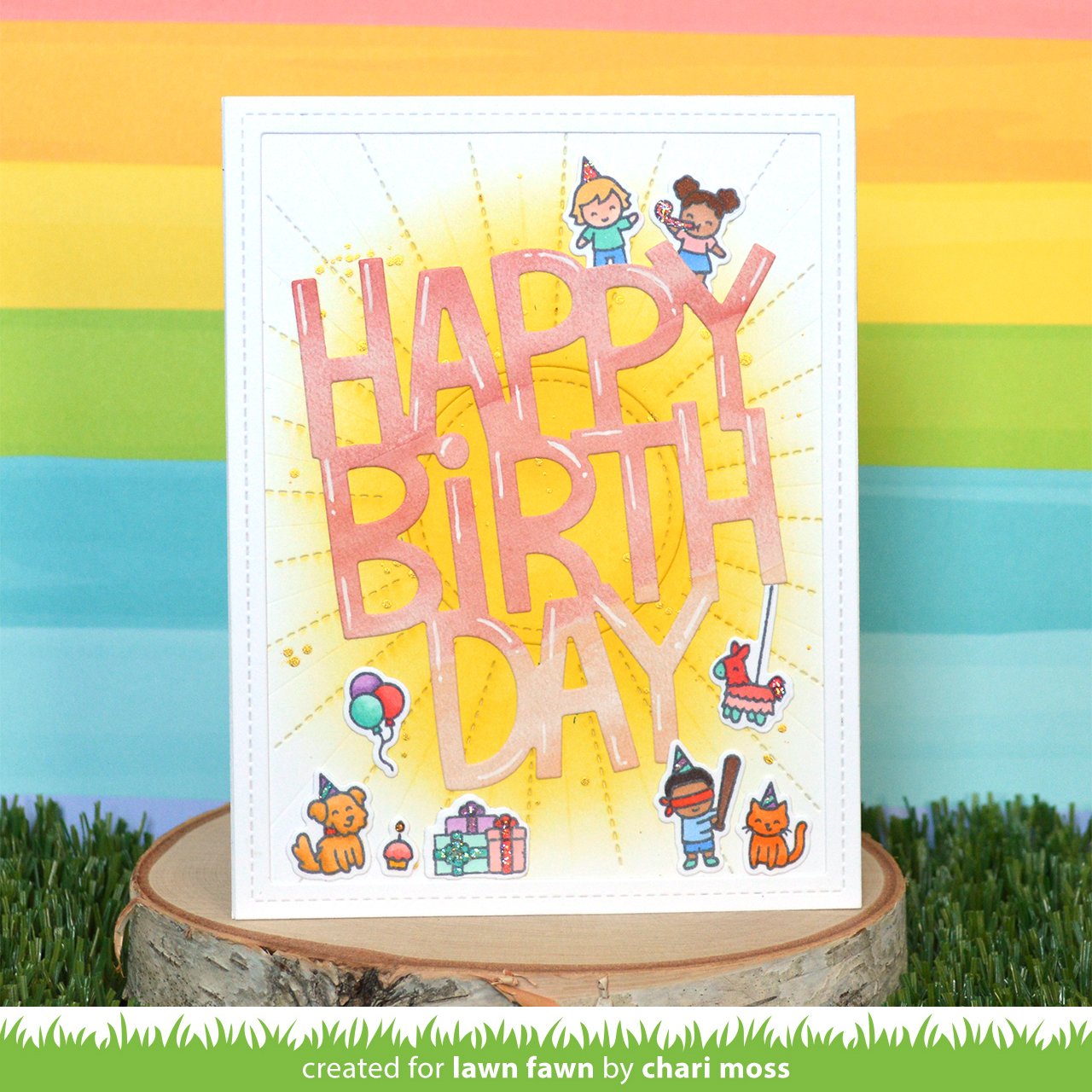 Lawn Fawn - Giant Happy Birthday