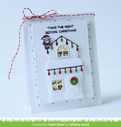 Lawn Fawn - Build-a-House Christmas Add-On
