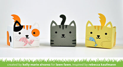 Lawn Fawn - Tiny Gift Box Cat Add-On
