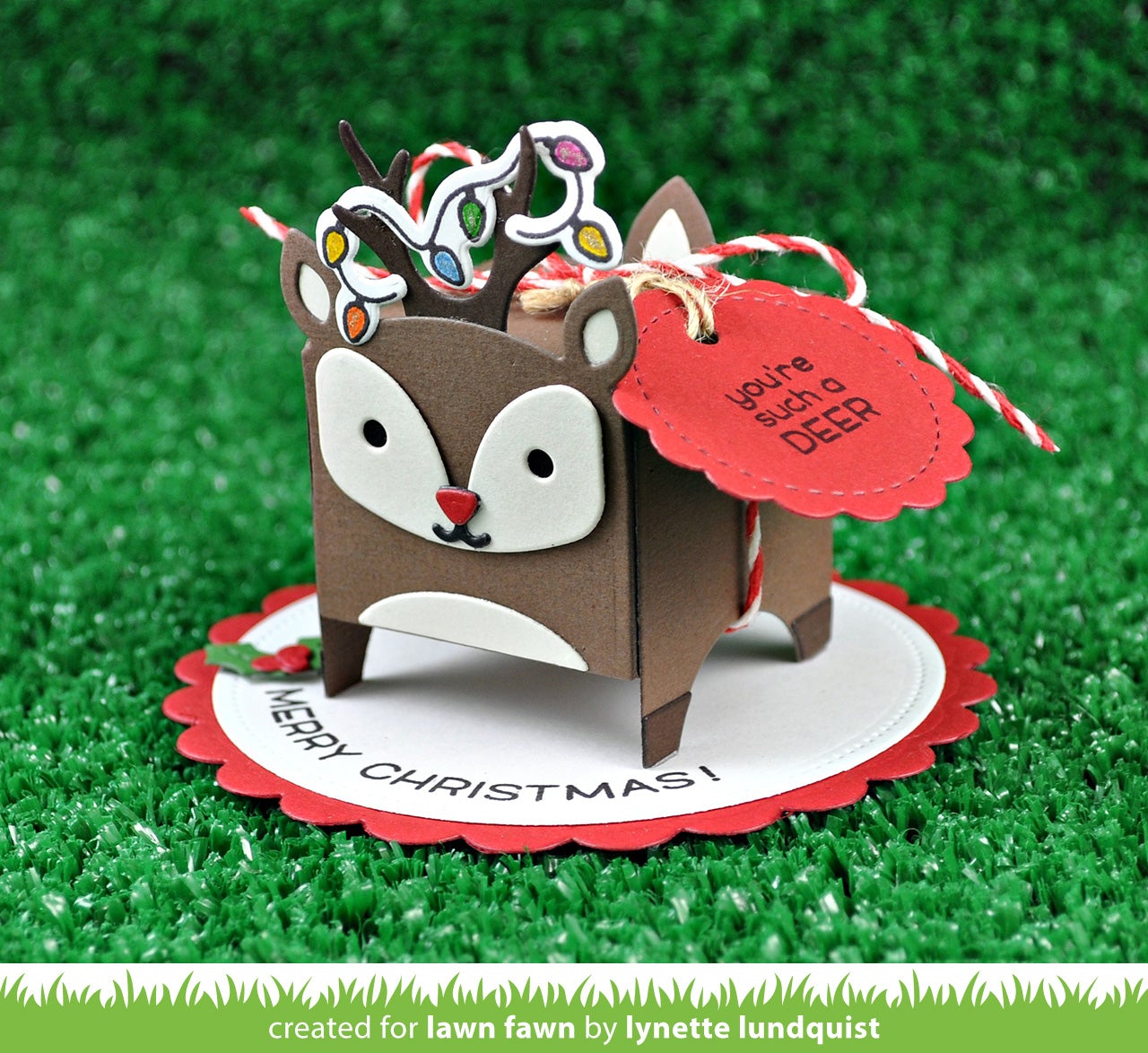 Lawn Fawn - Tiny Gift Box Deer Add-On