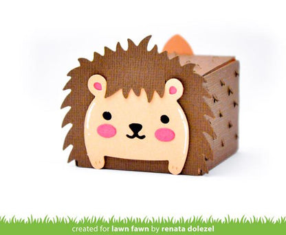 Lawn Fawn - Tiny Gift Box Hedgehog Add-On