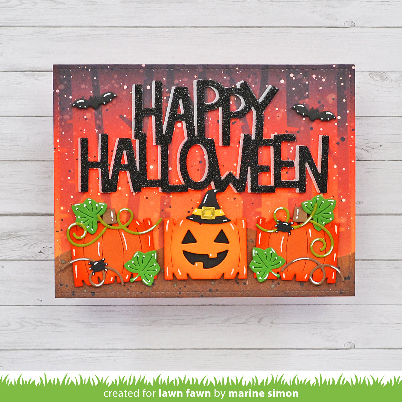 Lawn Fawn - Tiny Gift Box Jack-O'-Lantern Add-On
