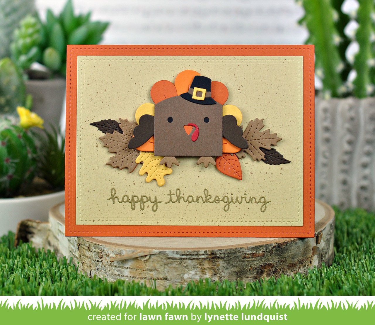 Lawn Fawn - Tiny Gift Box Peacock And Turkey Add-On