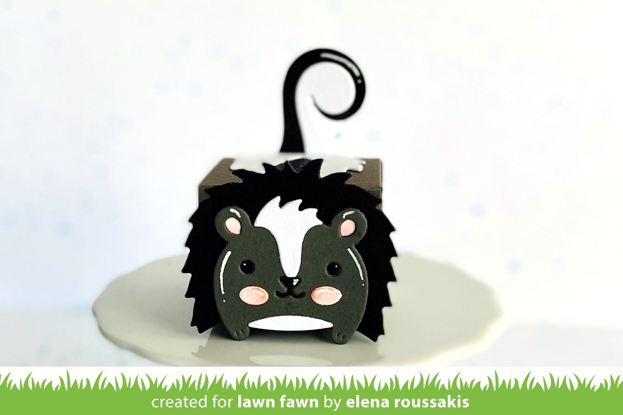 Lawn Fawn - Tiny Gift Box Skunk Add-On