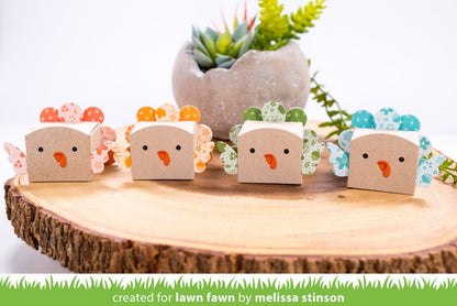 Lawn Fawn - Tiny Gift Box Peacock And Turkey Add-On