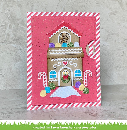Lawn Fawn - Build-a-House Gingerbread Add-On