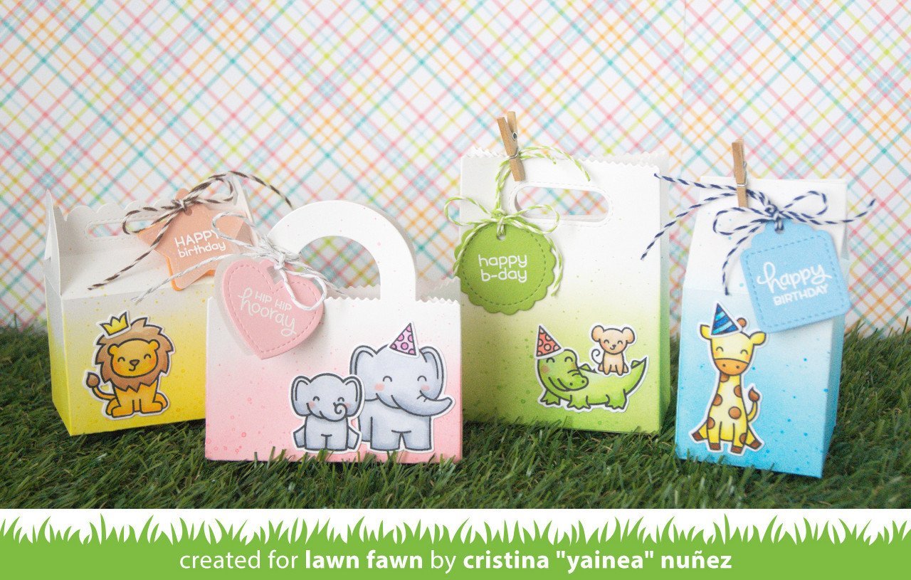 Lawn Fawn - Tiny Tag Sayings: Birthday