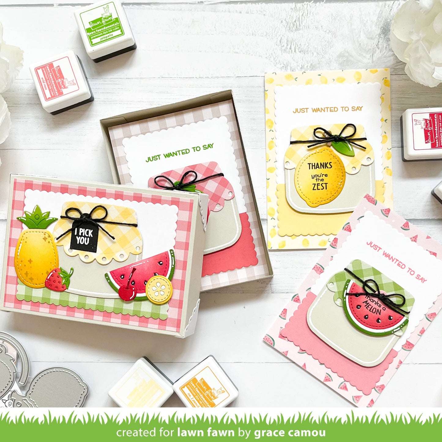 Lawn Fawn - Tiny Tag Sayings: Fruit