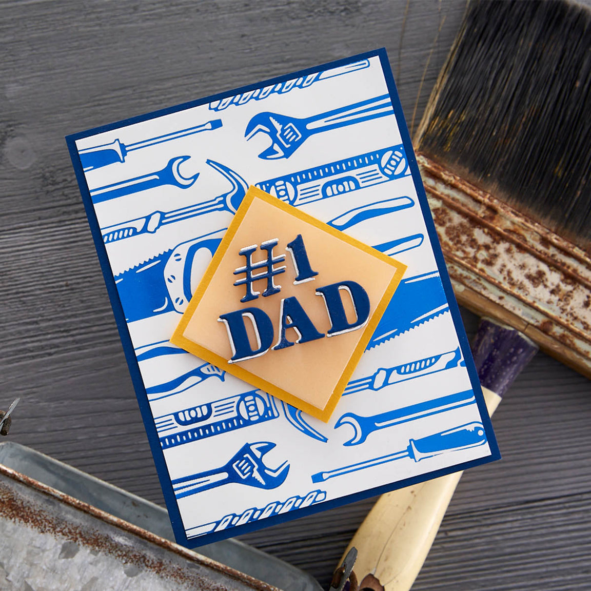 Spellbinders - Nailed It! Glimmer Hot Foil Plate