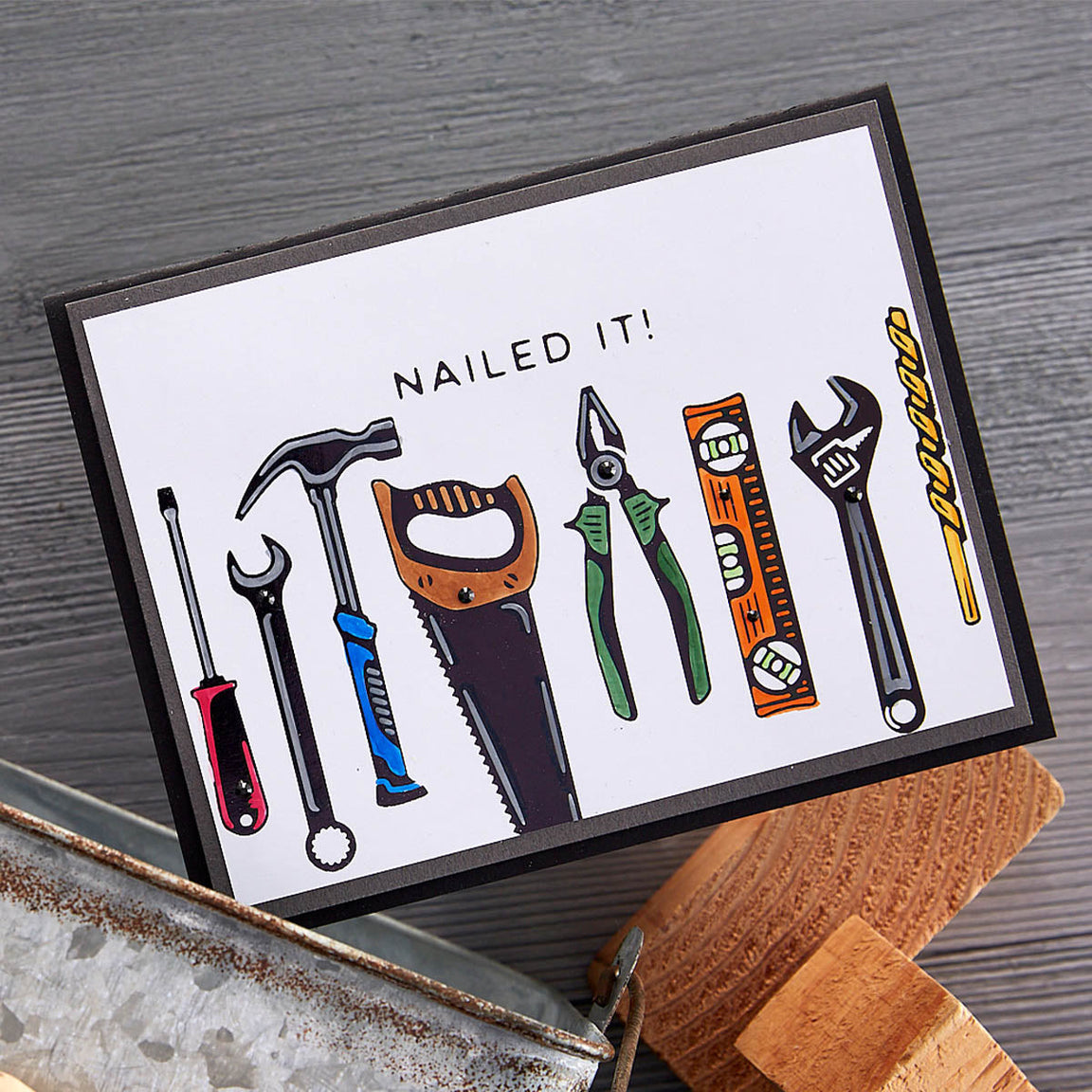 Spellbinders - Nailed It! Glimmer Hot Foil Plate