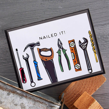 Spellbinders - Nailed It! Glimmer Hot Foil Plate