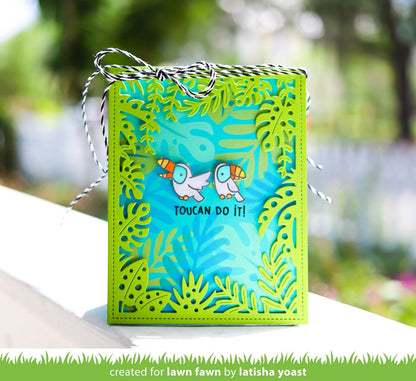 Lawn Fawn - Tropical Leaves Backdrop