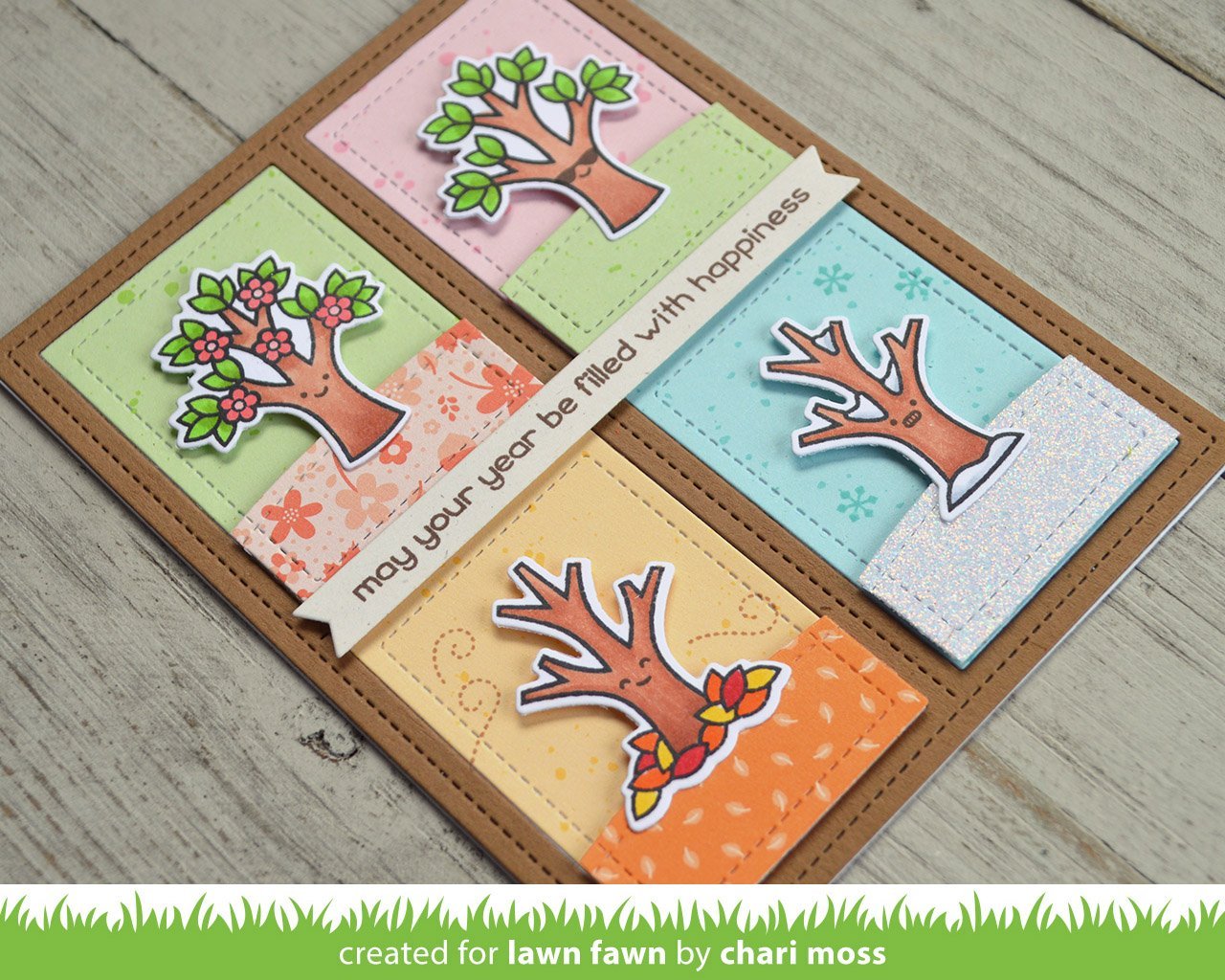 Lawn Fawn - Tree Before 'n Afters
