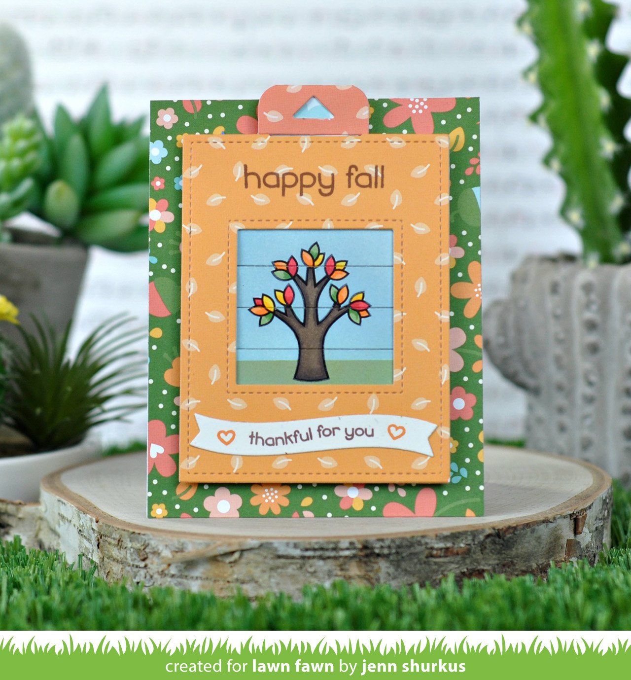 Lawn Fawn - Tree Before 'n Afters