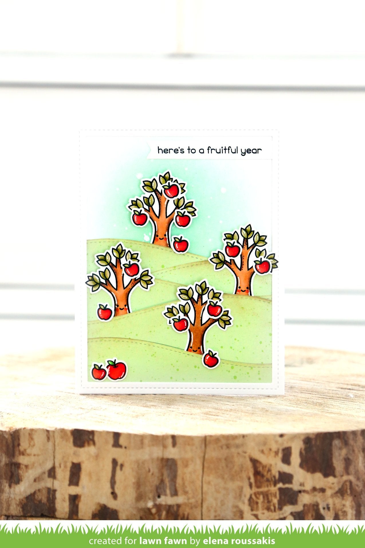 Lawn Fawn - Tree Before 'n Afters